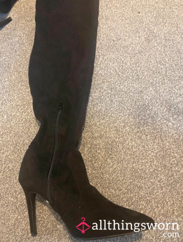 Very High Thigh High Well Worn Boots X