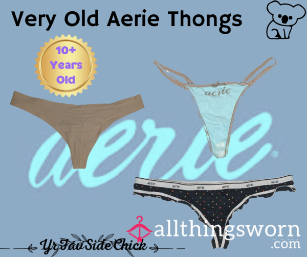 Very Old Aerie Thongs🕊️