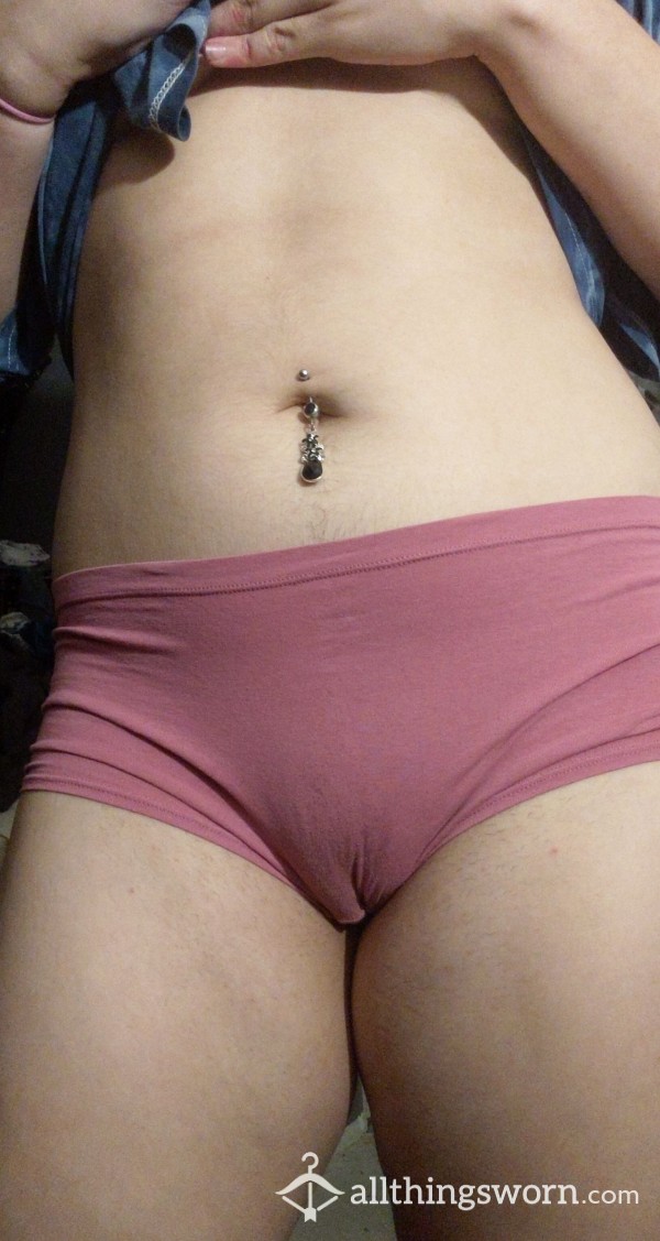 Very Old PINK Super Cute Pink Boyshort Panties