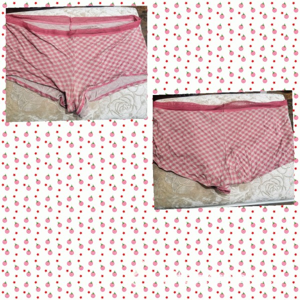 Very Old/Worn VS Pink Plaid Shortie 💕