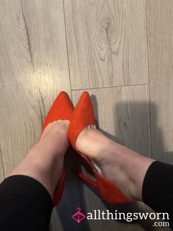 Very S**y Worn Red Heels😈