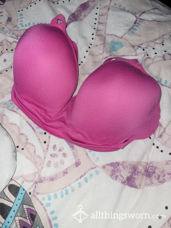 Very Sweaty Bright Pink Bras😍 48hrs Wear