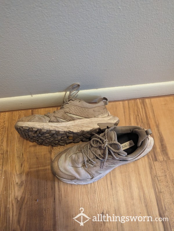 Very Used Hoka Trail Runners