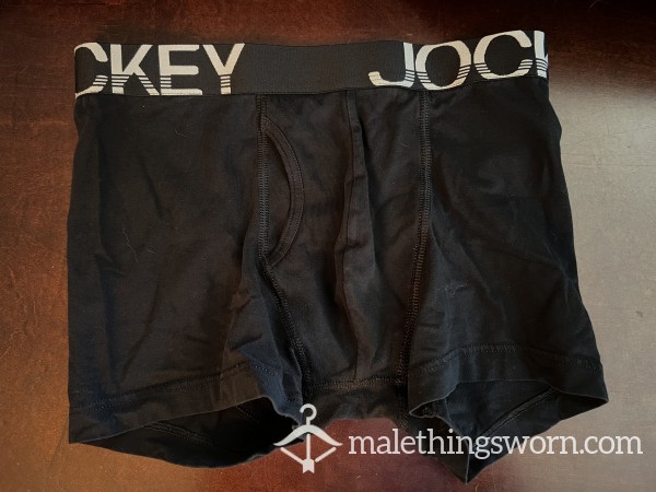 Very Used Jockey Boxer Briefs - Black SM