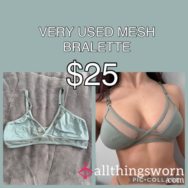 VERY USED MESH BRALETTE