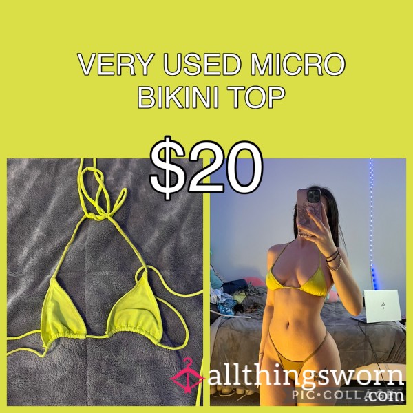 VERY USED MICRO BIKINI TOP