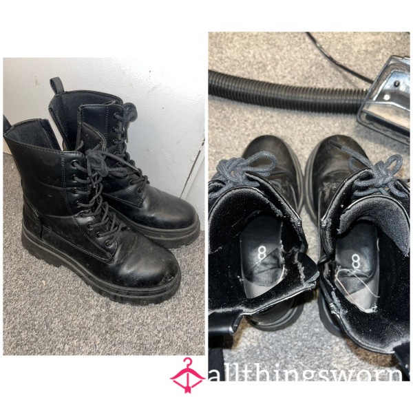 Very Used Old Boots 🖤 Size 5