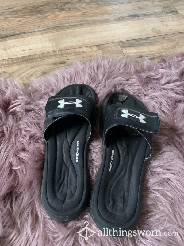 Very Used Under Armor Slides.