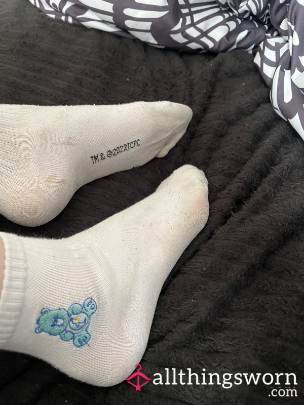 Very Well Worn Care Bear Socks