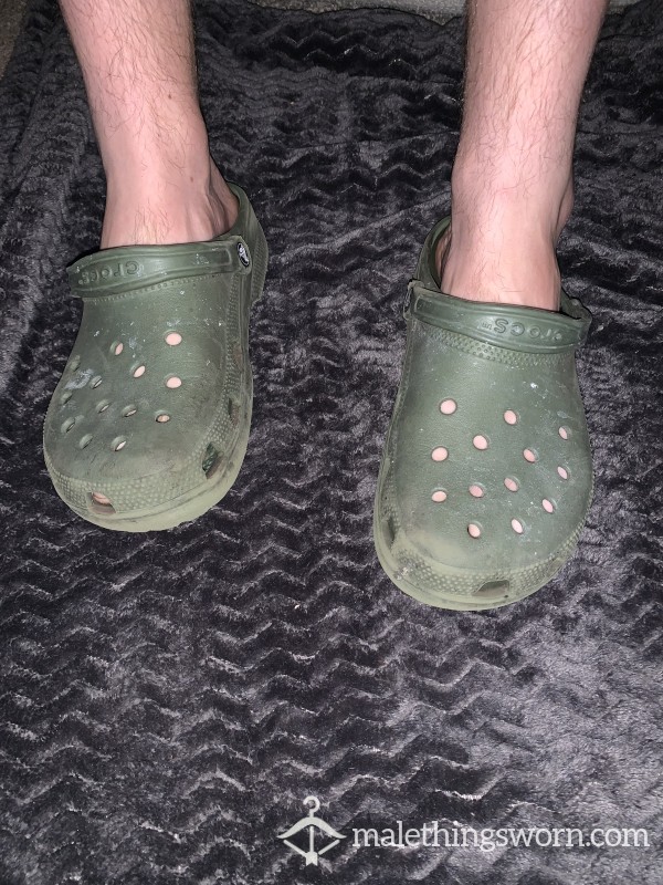 Very Well Worn Crocs