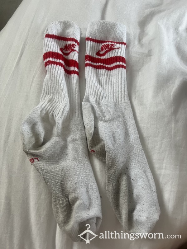 Very Well Worn Nike Crew Alpha Socks