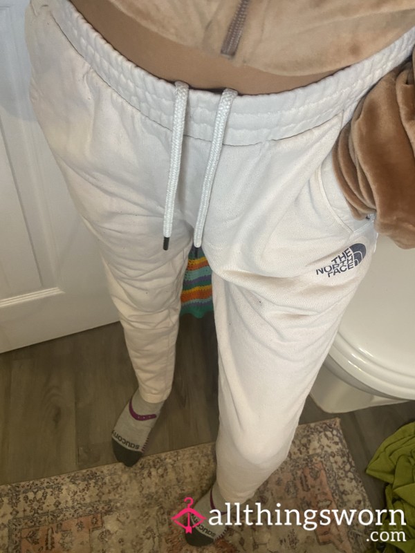 VERY Well-worn North Face Sweatpants (READ DESCRIPTION)