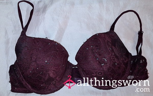 Very Well Worn Purple Bra