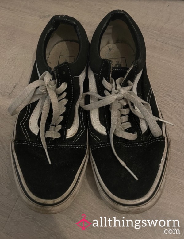 Very Well Worn Used Stinky Old Vans