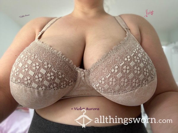 Very Worn Beige Full Cup Bra