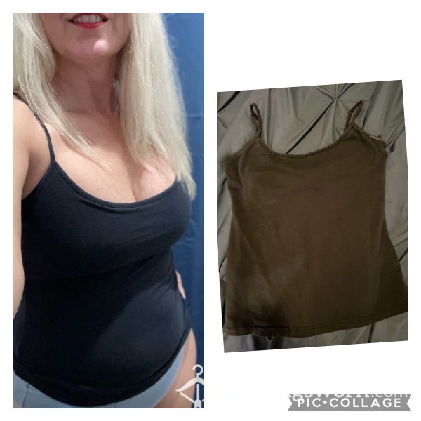 Very Worn Black Camisole