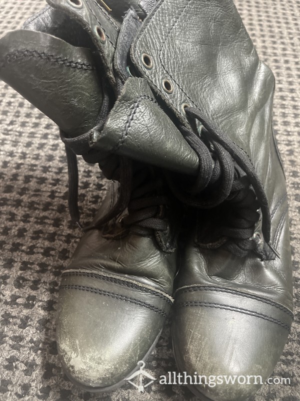 Very Worn Combat Boots