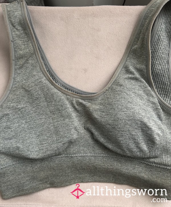 Very Worn Dirty Sports Bra