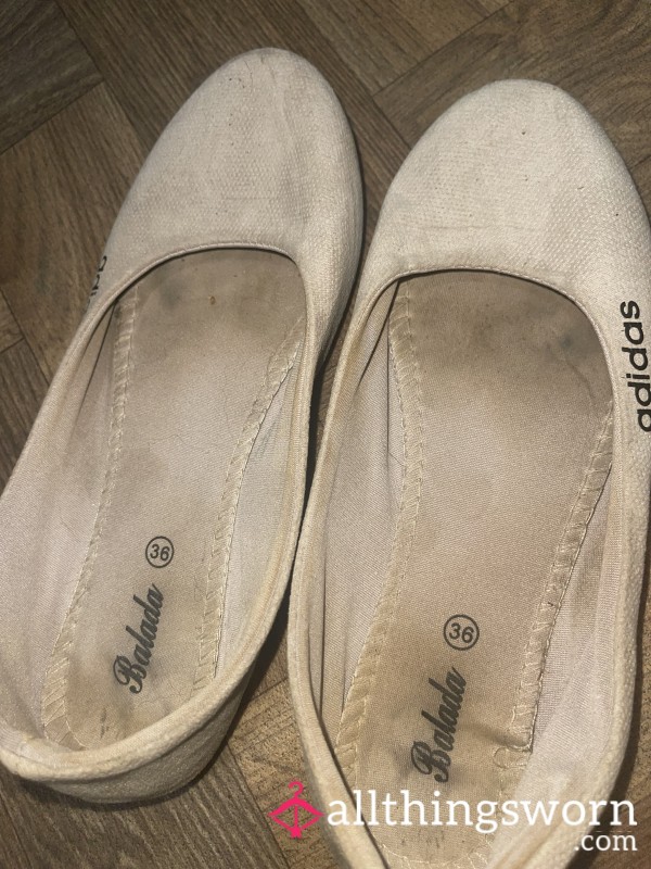 Very Worn Flat Shoes