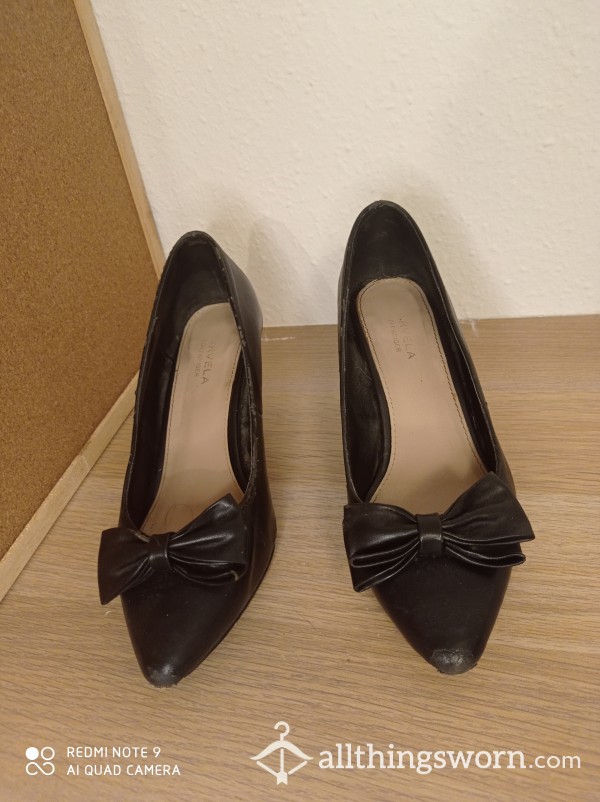 Very Worn Kitten Heels