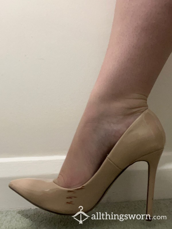 Very Worn Nude Heels