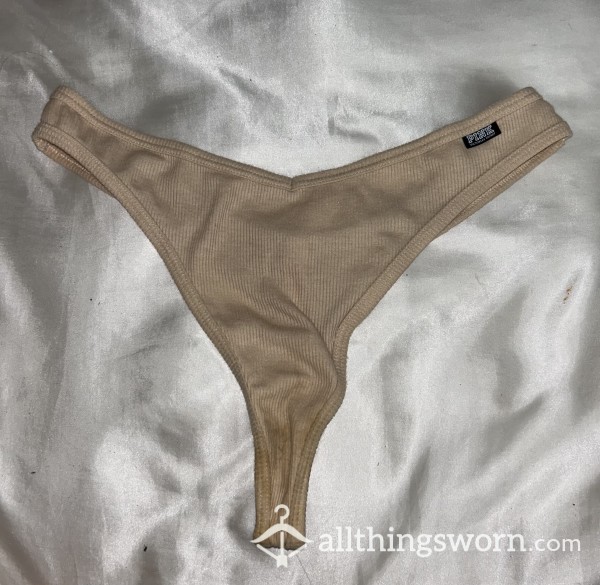 VERY WORN NUDE THONG