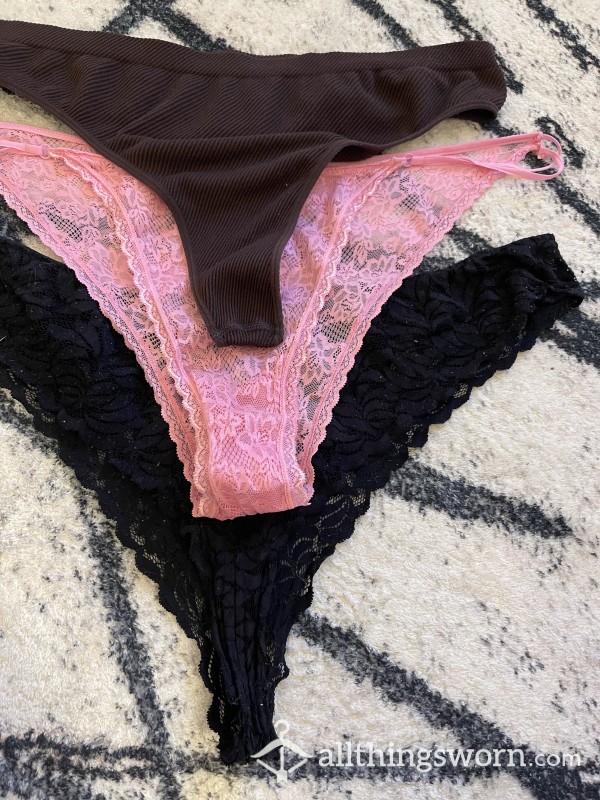 Very Worn Panties With Juice Marks