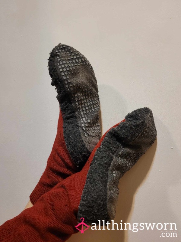 Very Worn Slipper Socks