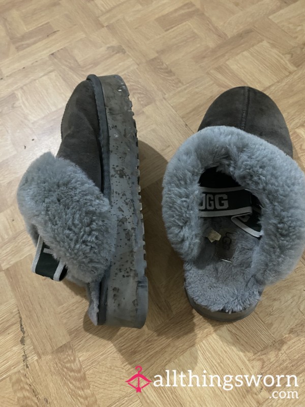 Very Worn Ugg Slippers