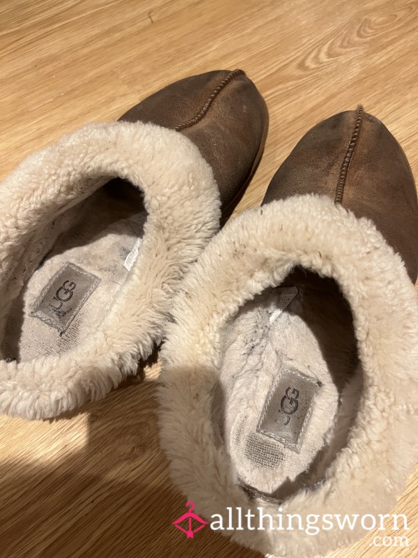 Very Worn Ugg Slippers