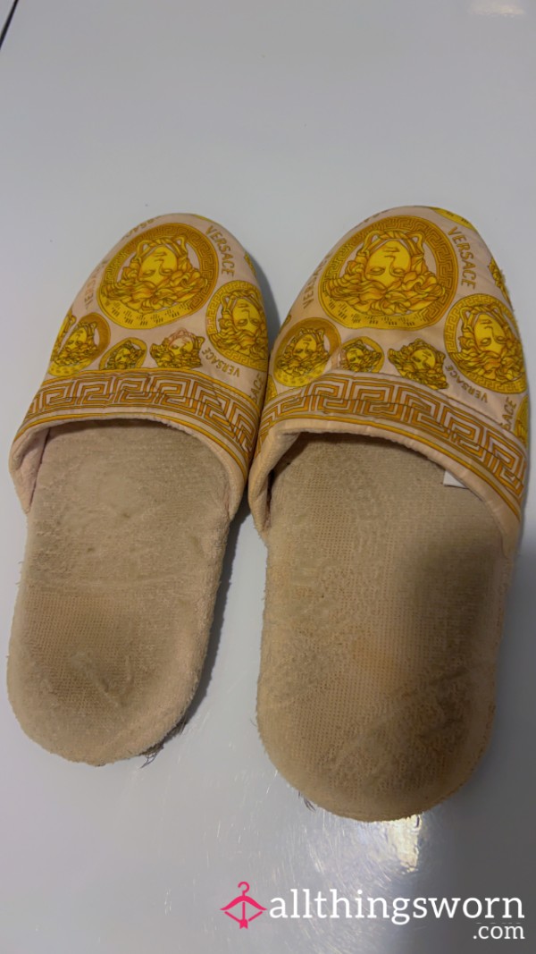 Very Worn Versace Slippers