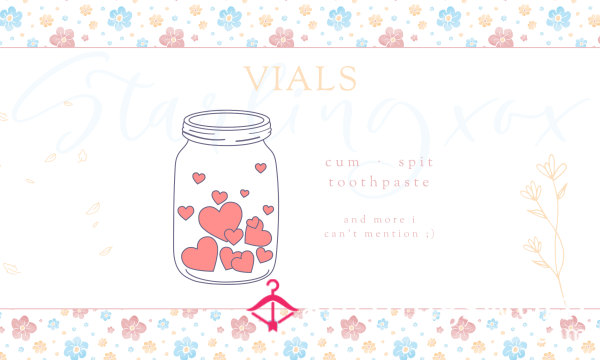 🧪 Vials!  🧪 10mL, 30mL, 80mL 💛💗💦