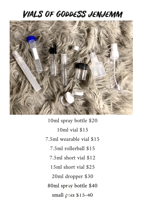 ‼️CLOSEOUT SALE‼️ Vials Of Goddess