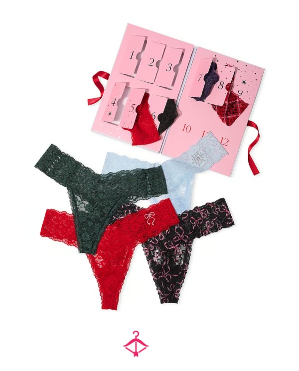 Victoria Secret Bikini Panty 12 Day Advent Calendar