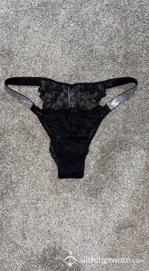 Victoria Secret Black Brazilian Thong