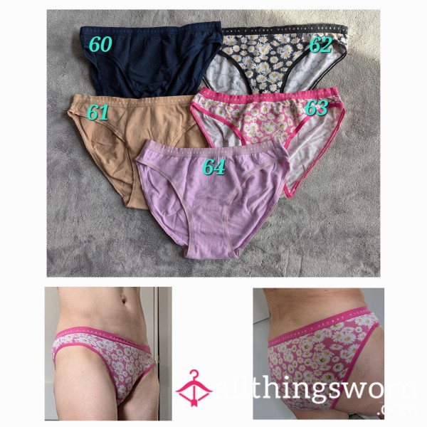 Victoria Secret Cotton Bikini Panties With Add-ons