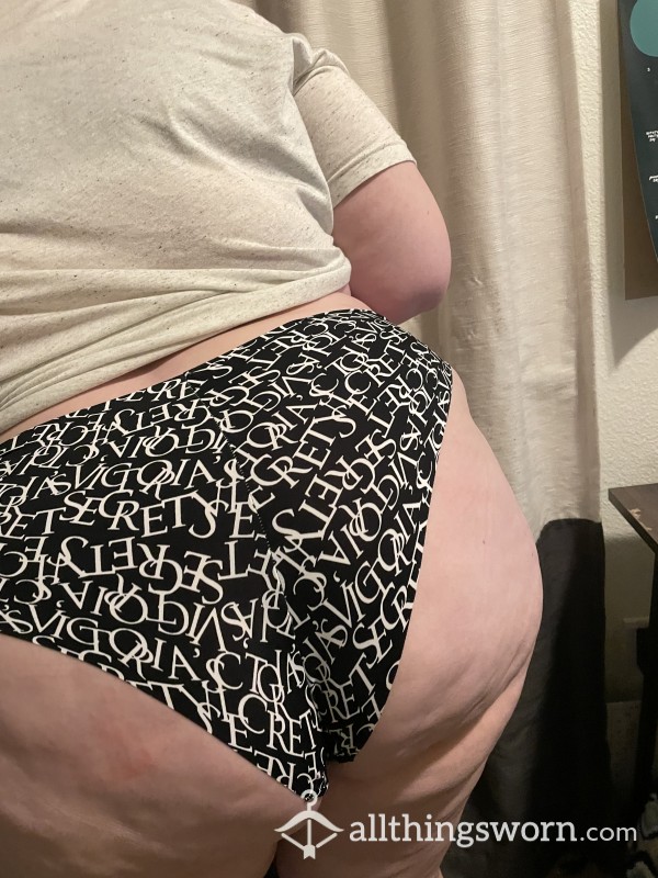 Victoria Secret Print Panties From A Real Big A**