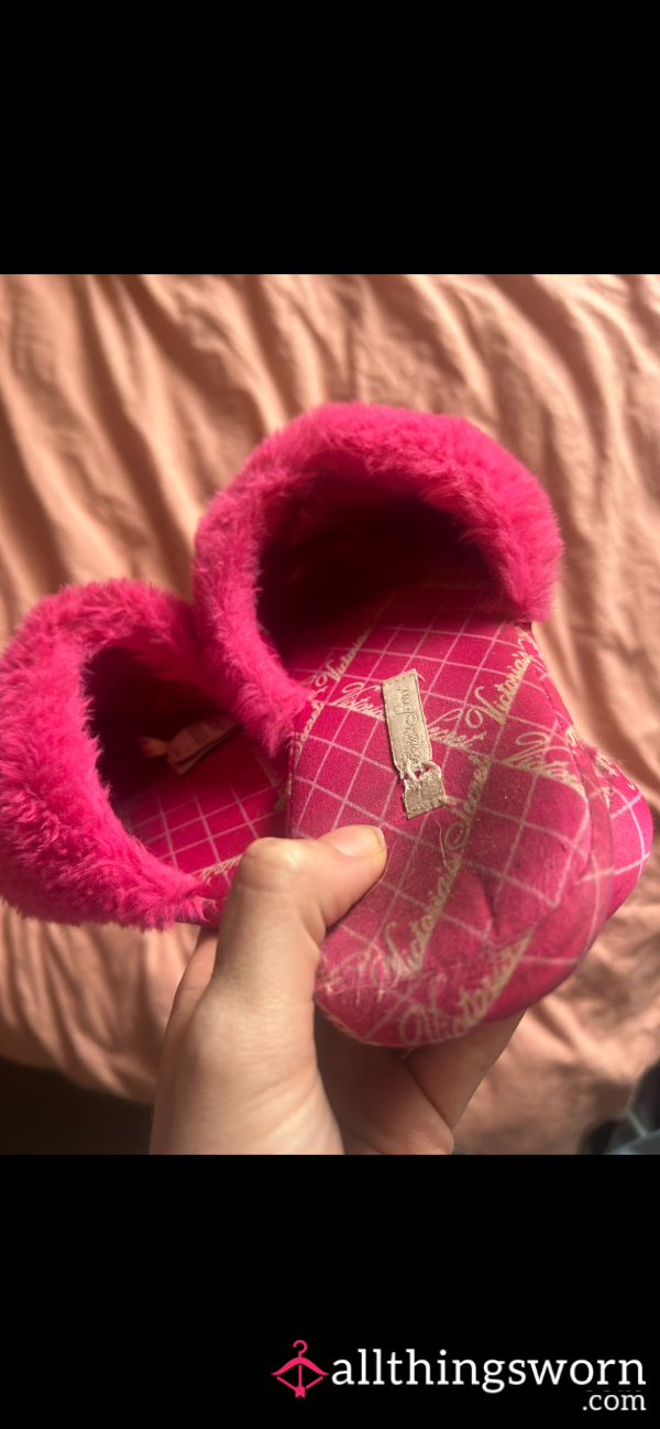 Victoria Secret Very Worn Slippers