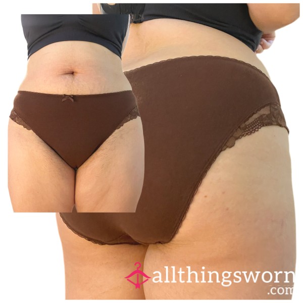 VICTORIAS SECRET BROWN BIKINI - FULL COVERAGE - Large