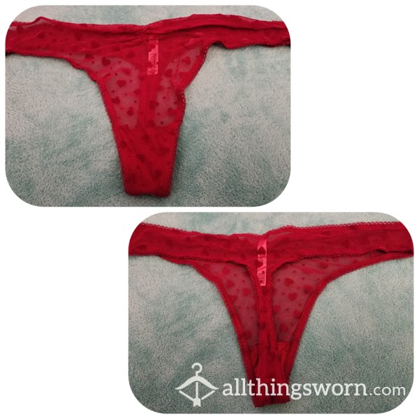 Victoria's Secret Burgundy Thong