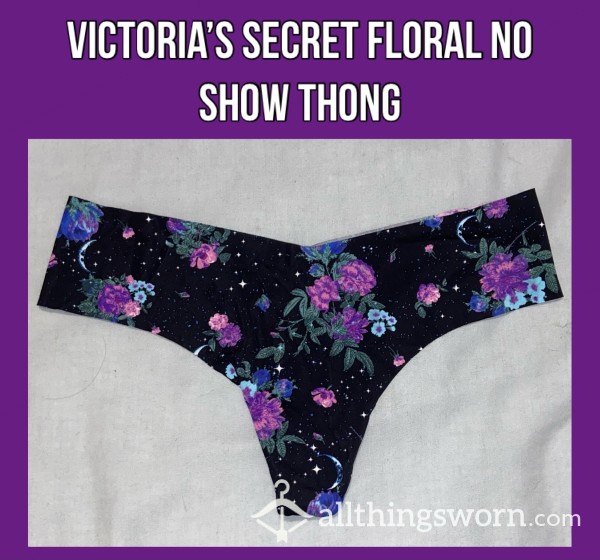 Victoria’s Secret Flor*l No Show Thong🌙