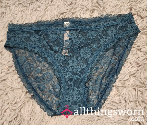 Victoria's Secret Green Lace Panty