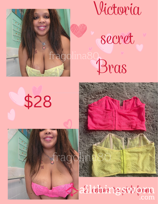 Victoria's Secret Neon Bras