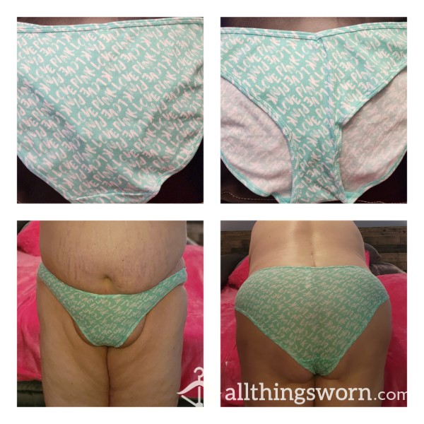 Victoria's Secret Sea Foam Green Bikini Panty