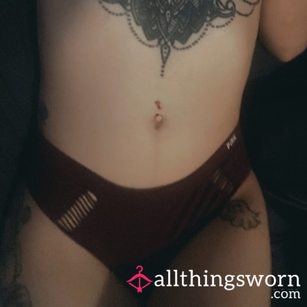 Victorias Secret S**y Thong Maroon Red