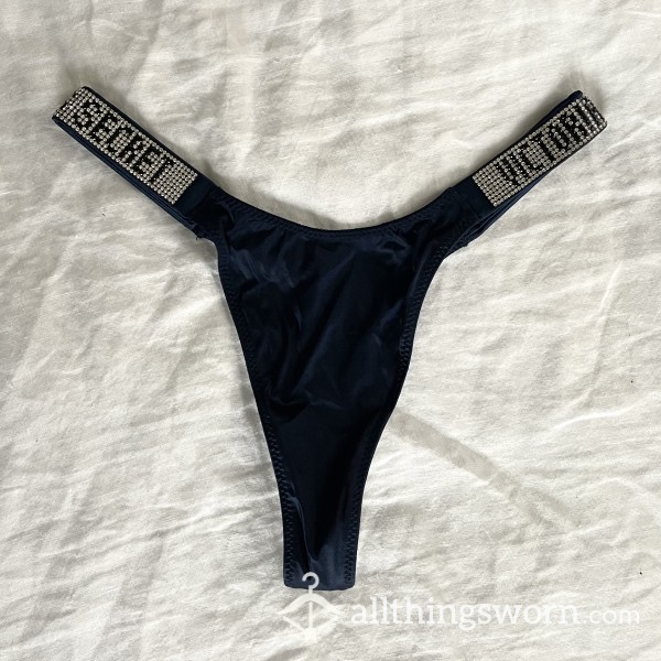 Victoria’s Secret Shine Strap - Navy