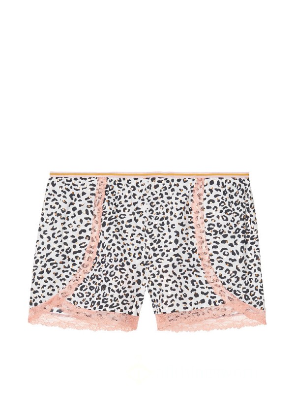 Victoria's Secret Sleep Shorts (White And Black)