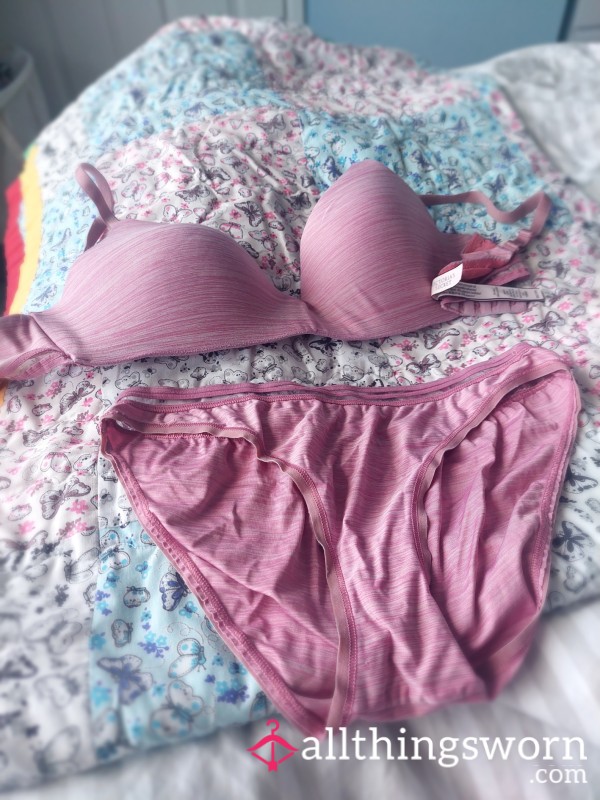 Victoria's Secret Super Soft S**y Pink Set