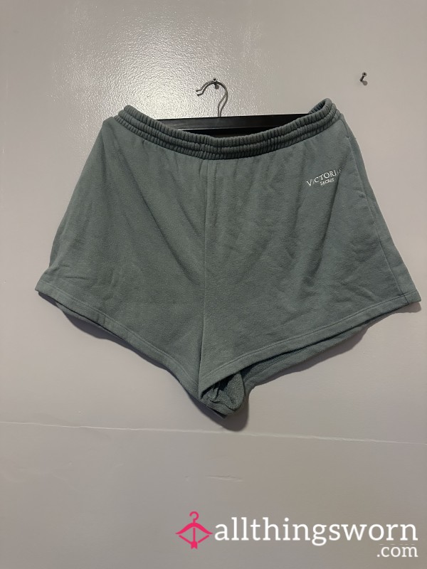 Victoria's Secret Sweat Pant Shorts Aquamarine XL