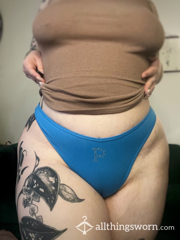 PINK Blue Thong💙